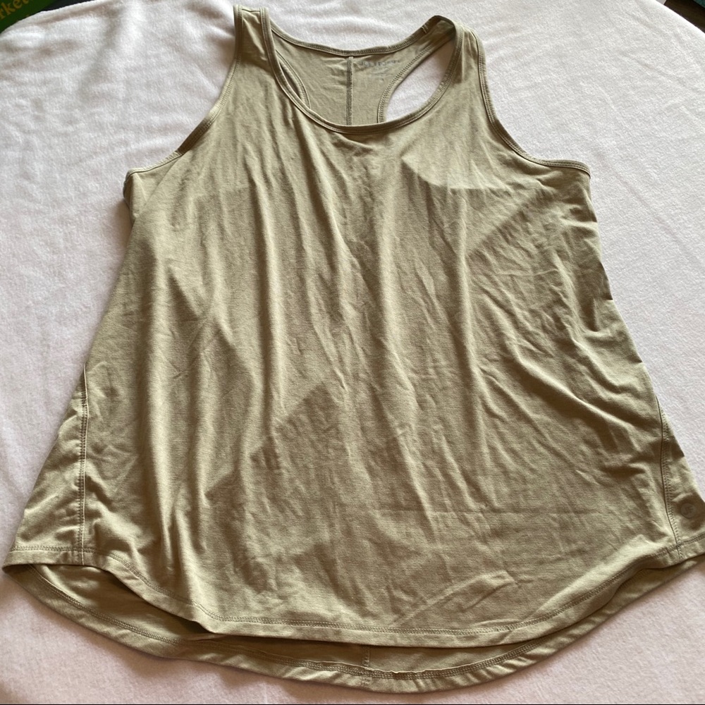 Green 1X Workout Tank